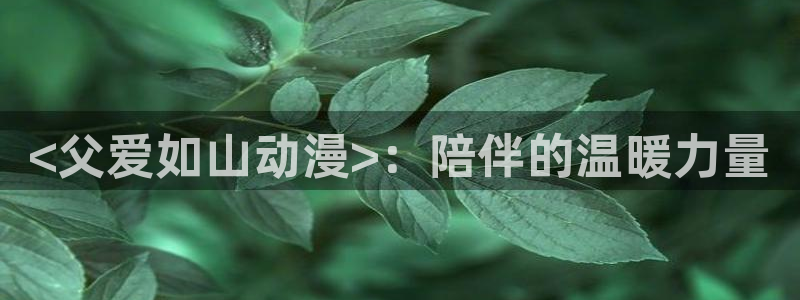 魅魔里番动漫：<父爱如山动漫>：陪伴的温暖力量